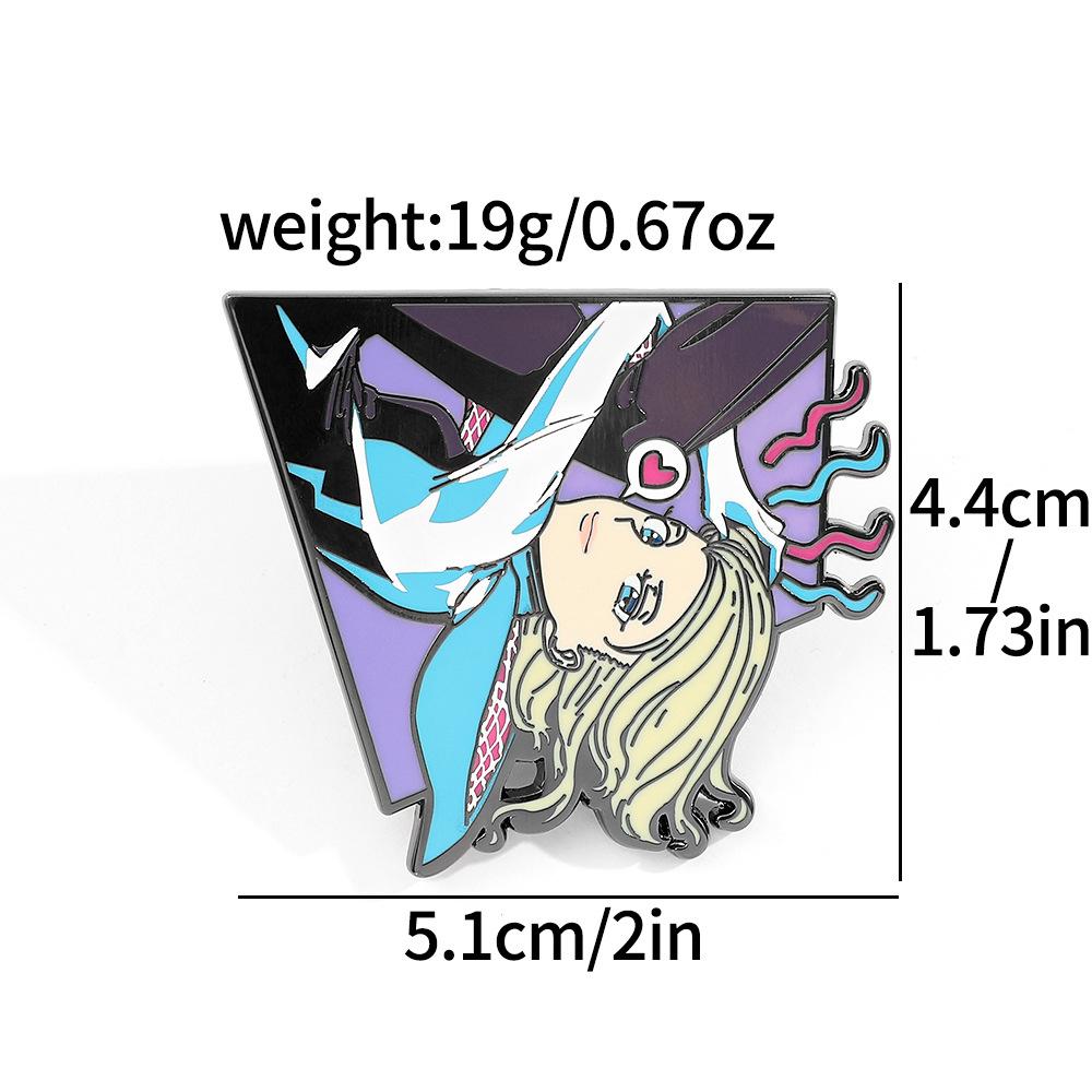 89 Spider-Man Alloy Brooch Marvel Superhero Spider-Man Metal Badge Backpack Jacket Personalized Decoration