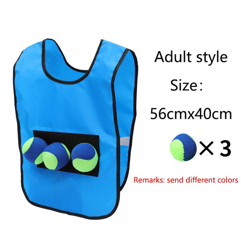 Children and Adult Outdoor Sport Toys for Kids Interaction Play Games Vest Ball Sticking Game