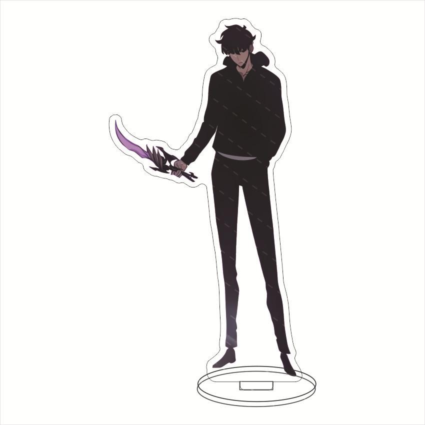 Anime Solo Leveling Korean Peripherals Full Acrylic Stand Figure Collectible Desk Ornaments Creative Birthday Gift For Friends
