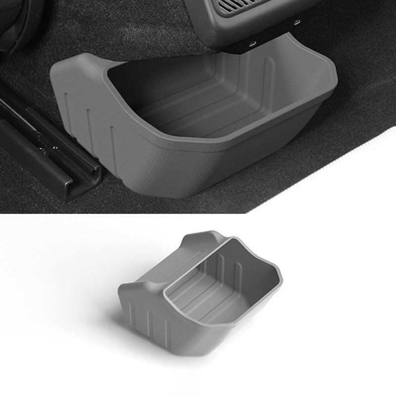 

Бокс для хранения на заднем сиденье для Tesla Model 3 Highland Задний воздуховод Органайзер-лоток на заднее сиденье Мусор Аксессуары для интерьера автомобиля серый