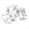 50 Pcs Snap Fishing Swivel Safety Snaps