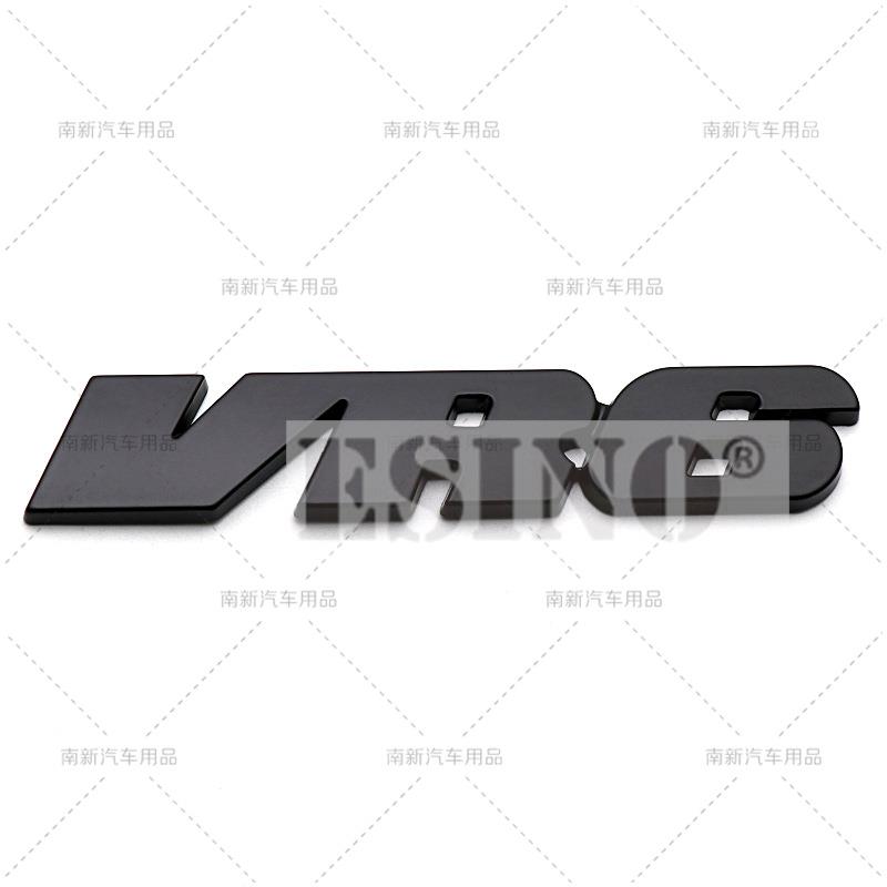 AABIN1 Car Styling 3D VR6 Metal Chrome Zinc Alloy Emblem Body Badge Sticker for Volkswagen Golf R32 Passat CC R36 GT Touareg Phaeton
