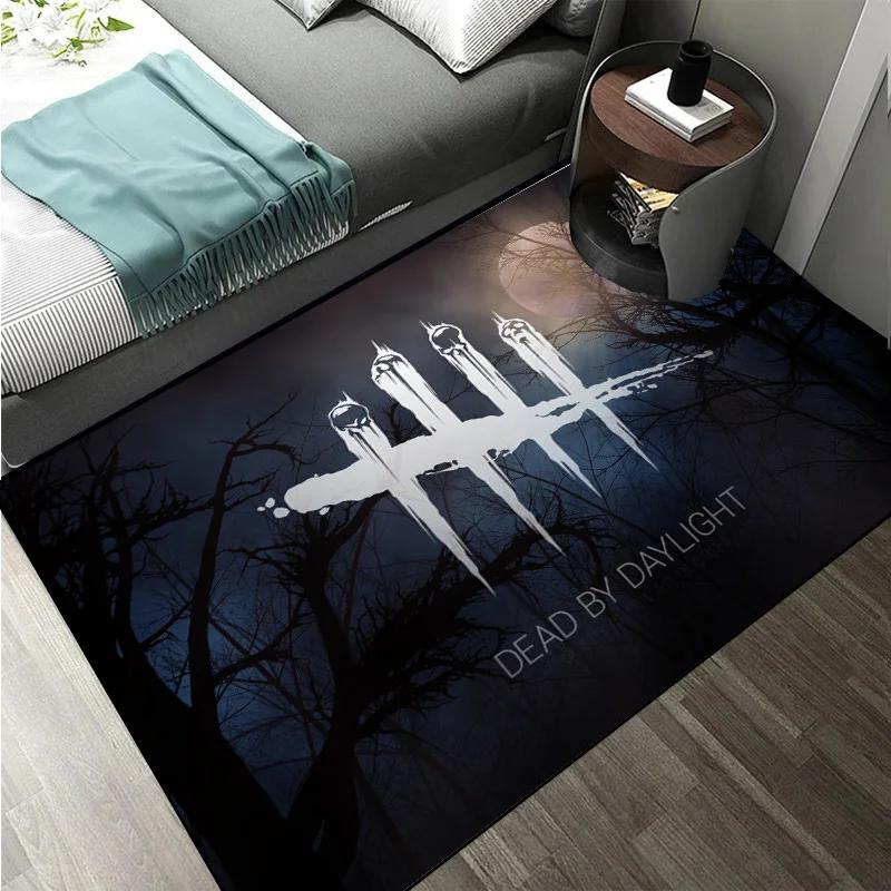 D-Dead by Daylight Survival Horror Escape Game Large Area Rugs Carpet for Home Living Room Bedroom Sofa Mat