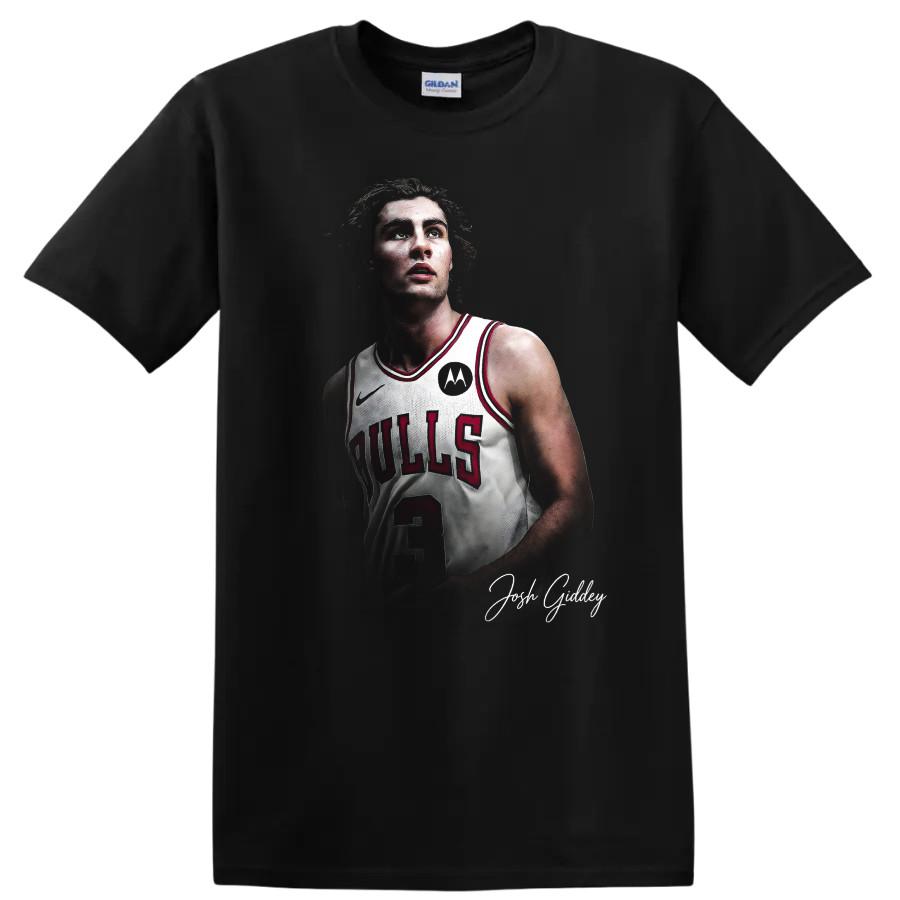 Josh Giddey Chicago Bulls Basketball Player T Shirt Graphic Tee