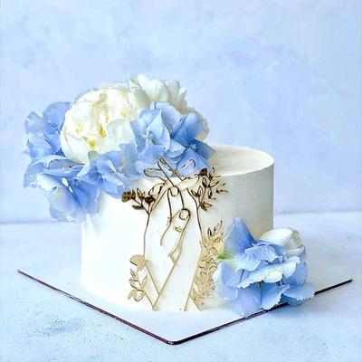 Acrylic Minimalist Art Lady Face Cake Topper Girl Happy Birthday Cake Decoration Wedding Cake Toppers Party Supplies