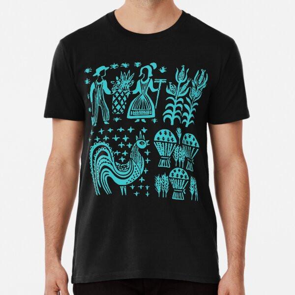 Vintage Pyrex Pattern - Butterprint Turquois S to 5XL Made in the AU/USA T-Shirt