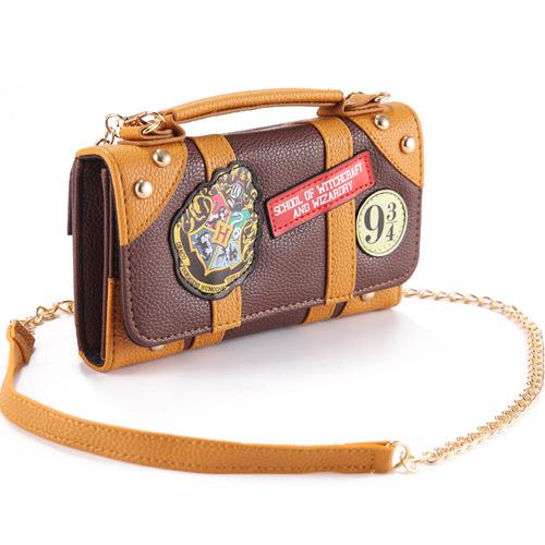 Harry Potter Magia Filmowa Torba na Ramię Crossbody Wodoodporna Vintage Uchwyt Górny Łańcuszek Uchwyt na Telefon Karty Portfel