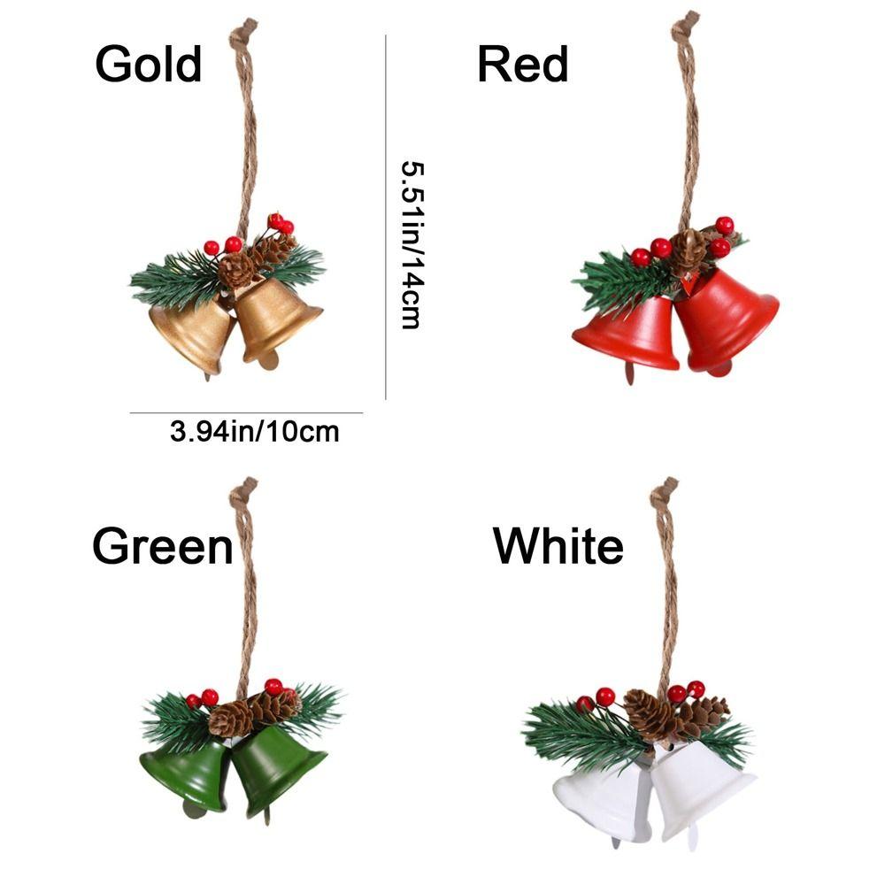 Double Horn Christmas Tree Pendants Multi-color Xmas Tree Decorations Festival Party