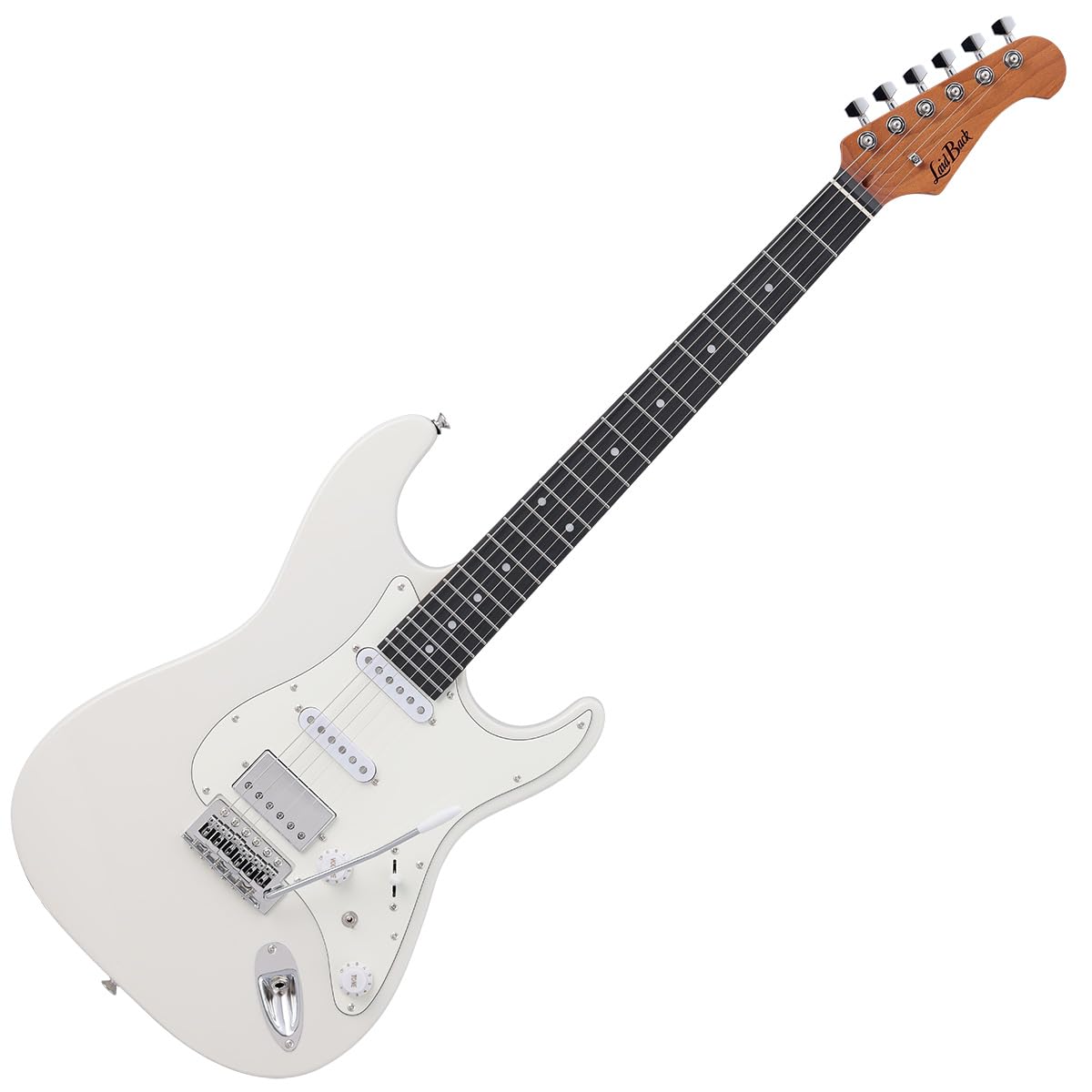 

LaidBack Electric Guitar Stratocaster Type Roasted Maple Neck Coil Tap LSE-3H (Single Item, GWT-Gray White-)