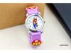 3D Silicone Cartoon Quartz Watch for Kids