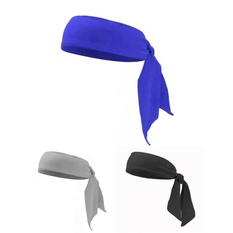 Elastic Sports Ribbon Pirate Sweatband for Tennis Unisex Men Women Teens Headband Gym Fitness Yoga Hair Bands Athletic Headwear