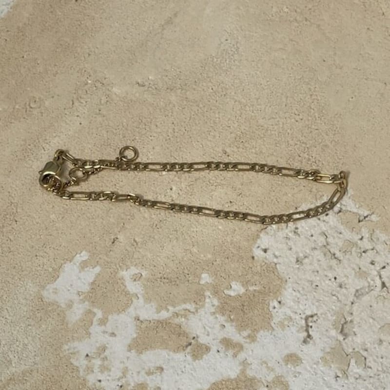 THE BORING manly curb chain gold bracelet