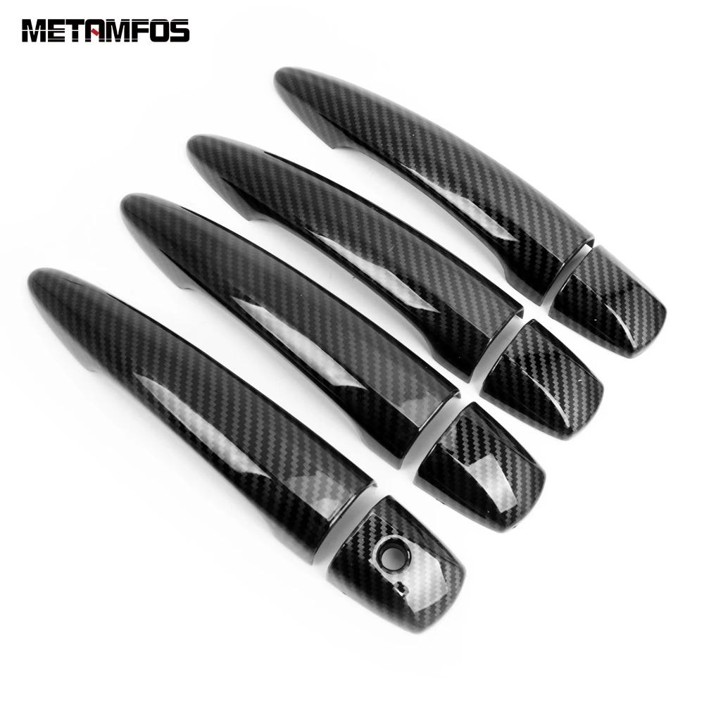 For Nissan Altima -2025/Sentra Sylphy -2025 Carbon Fiber Side Door Handle Cover Trim Protector Accessories Car Styling