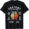 Anatomie eines Papas Gehirn Lustiger Papa Familienhumor Vatertagsgeschenk Unisex T-Shirt