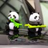 Nová zajímavá ozdoba do auta Roztomilá figurka Pandy Auto Středová konzola Dekorace palubní desky Mikrokrajinka Příslušenství pro kutily