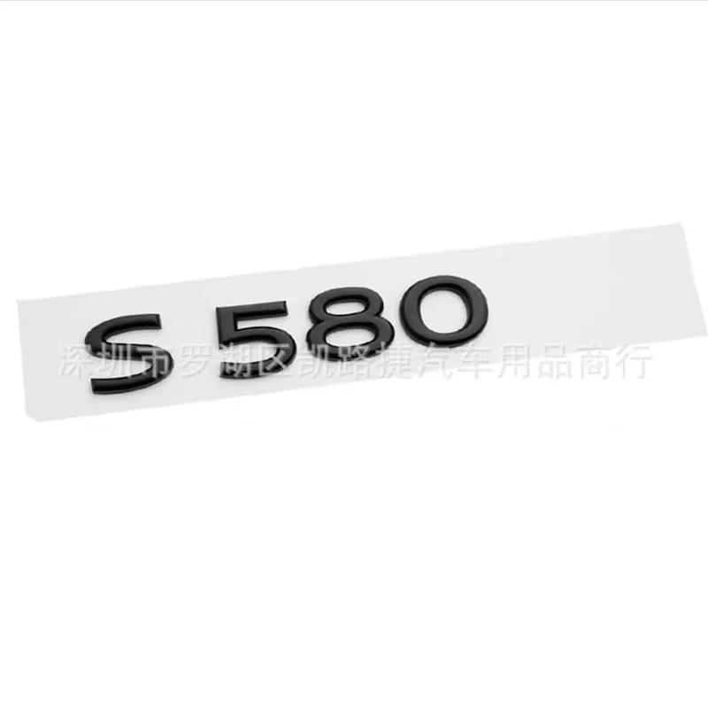 Car Trunk Letters Logo Chrome Decals Emblem Badge Sticker For Benz Maybach S480 S580 S600 S680 GLS480 GLS580 GLS600 GLS680