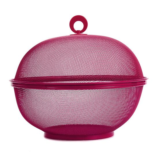 Contenitori per frutta in plastica con zuppiera e ciotola contenitore rosa