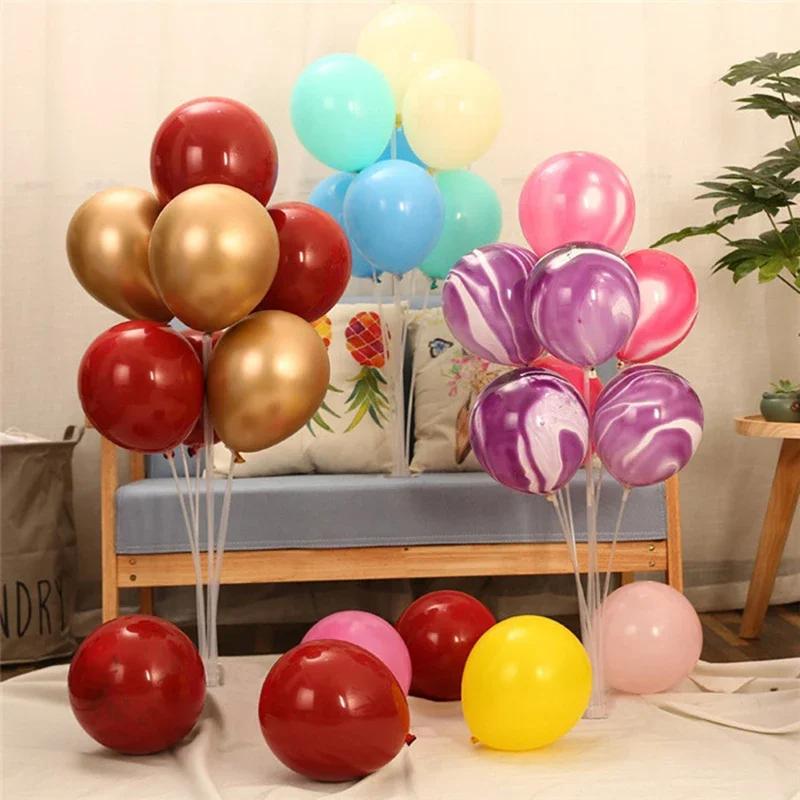 7Tubes Wedding Table Balloon Stand, Floating Holder, Baby Shower, Birthday Decor