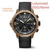 A11 Store Customized Watch   Aquatimer Special External Mens Quartz Chronograph Watch Rotating Bezel Blue Black Rubber  44mm