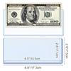 16pcs Clear Currency Sleeves for Bills, Tickets, Receipts, Photos, Trading Cards, Document Storage, Collectible Protection YMY