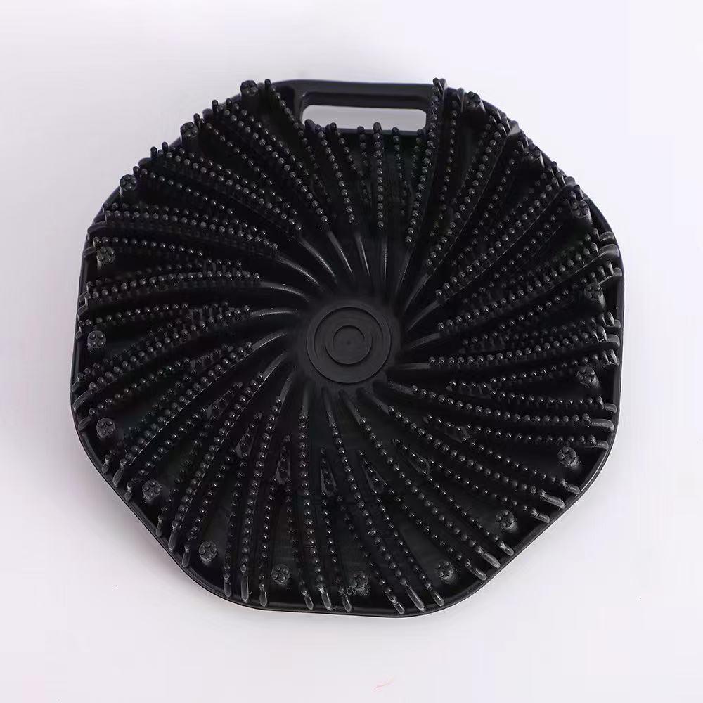 Hexagonal Silicone Bath Brush - Portable Back Scrubber