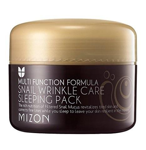 Mizon Snail Wrinkle Care Sleeping Pack, 80ml - Anti-wrinkle Night Mask