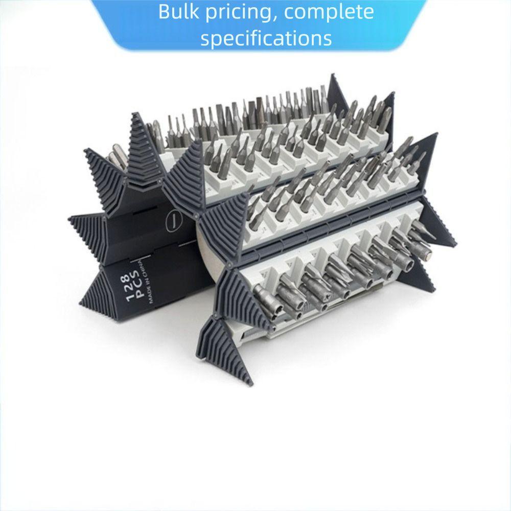 Hexagonal Shaped 128-Piece Screwdriver Set Professional Repair Tool Set  Game Console Repair