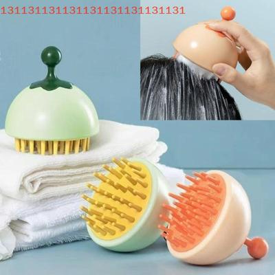 Silicone Shampoo Scalp Hair Massager Comb Bath Cleansing Exfoliator Brush Shampoo Massager Scalp Acupuncture Point Massage Brush