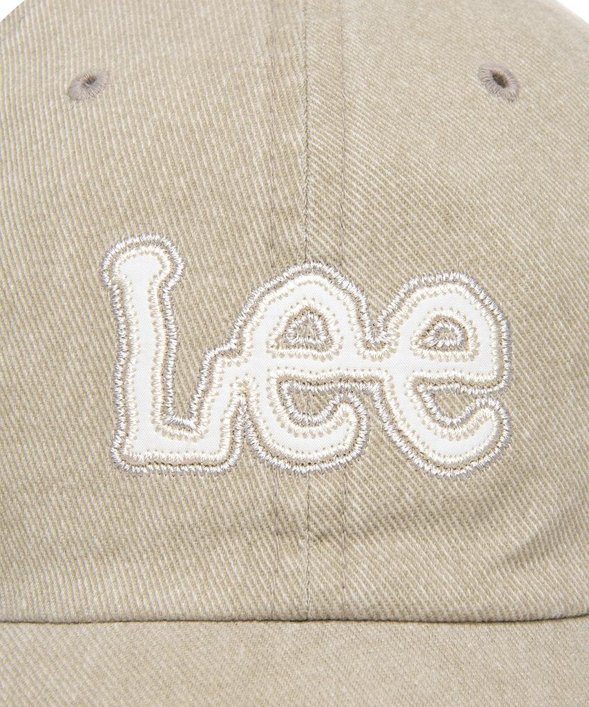 LEE Twitch Applique Pigment Ball Cap Beige