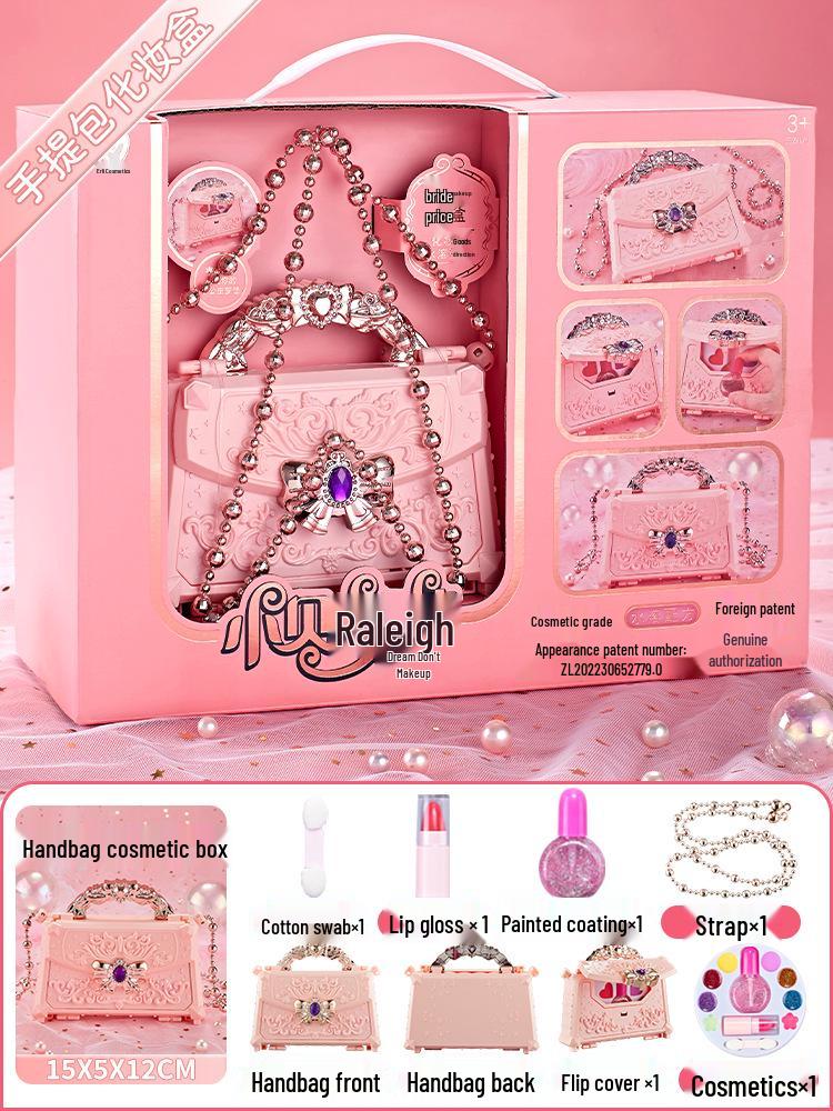 Kids' Makeup Set: Lipstick Toy for Girls Aged 3-6 – Pretend Play Kit