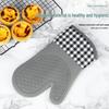 Silicone Heat-Resistant Anti-Scald Oven Gloves for Baking and Cooking