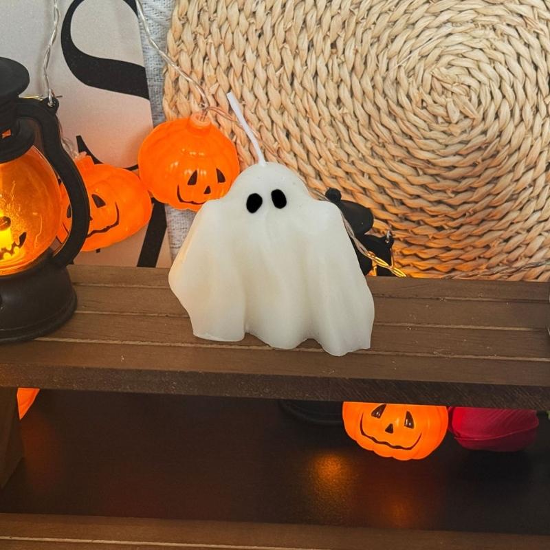 5 Piece Haunting Wax Candle Set Mysterious Flame Safe Decoration Scented Candle Accessories For Festival Event