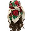 70*70Cm Russian Square Scarf Women Luxury Floral Print Bandana Lady Headband Scarves Babushka Handkerchief Head Wraps