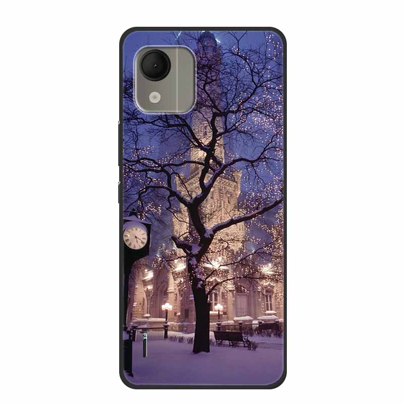 For Nokia C110 4G Case Luxury Silicone Back Cover for NokiaC110 Phone Coque C110 2023 Protector Shockproof Colorful Capas Bumper