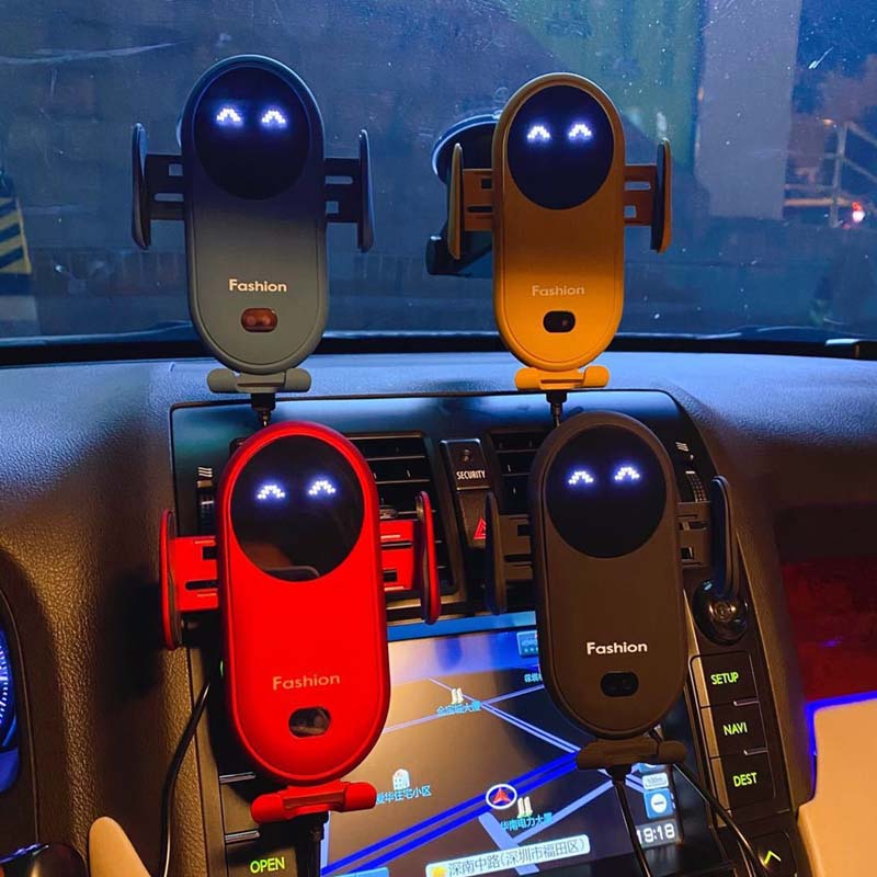 Neu S11 Drahtlose Ladegerät Magie Clip Auto Halter Handy Smart Infrarot Sensor Auto Drahtlose Ladegerät