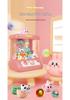 Large Cartoon Rabbit Claw Machine for Kids' Pretend Play - Plush Grab Gashapon Toy.