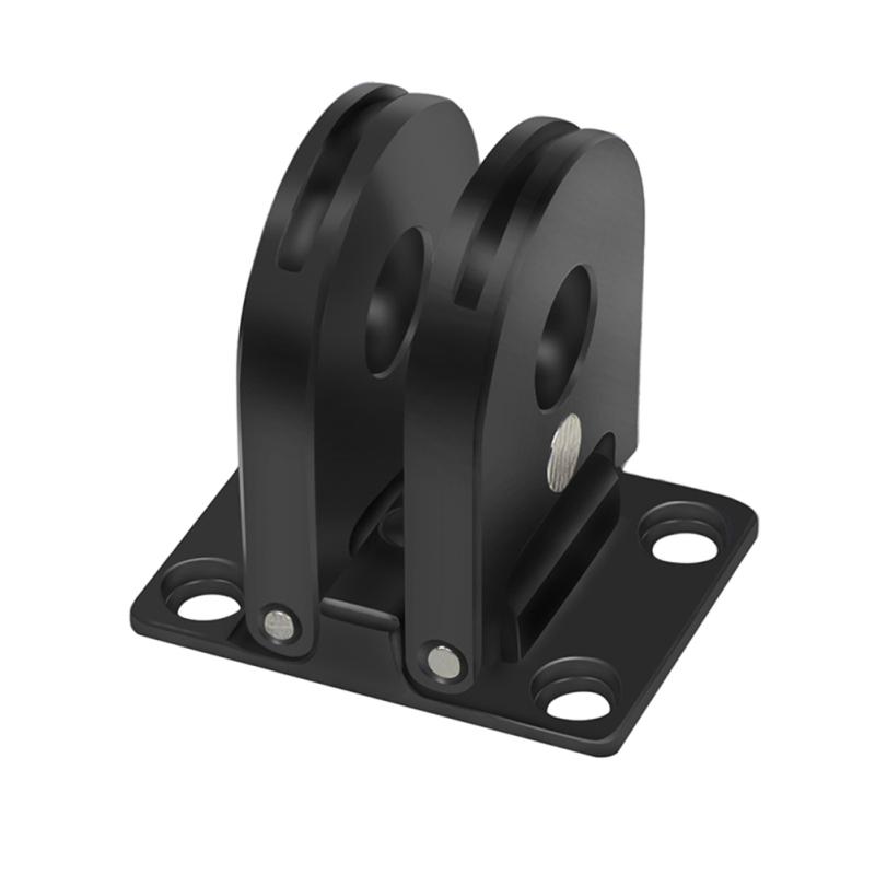 Metal Folding Magnetic Replacement Base Dual Interface 1/4 Thread Hole Tripod Mount Adapter