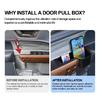 For Ford Maverick 2021-2024 Door Pull Box Door Slot Storage Box Stowing Tidying Organizer Box Car Interior Accessories Supplies