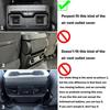 Rear AC Air Vent Outlet Frame Panel Cover Trim Decor For Chevy Silverado -24