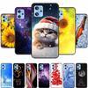 Etui do telefonu Umidigi A13 Pro 2022 Kwiaty Czarny Silikonowy Tylny Pokrowiec Miękki Pokrowiec TPU Do Umidigi A13S Etui A 13 S Coque Funda Torba