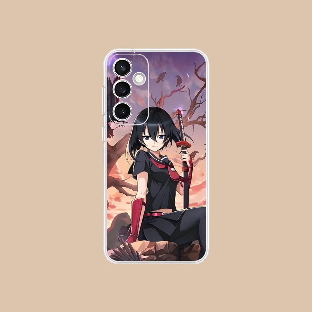 Akame Kurome Clear Mobile Phone Case for Samsung Galaxy S25 S24 S23 S22 S21Plus FE Ultra Colorful Cover