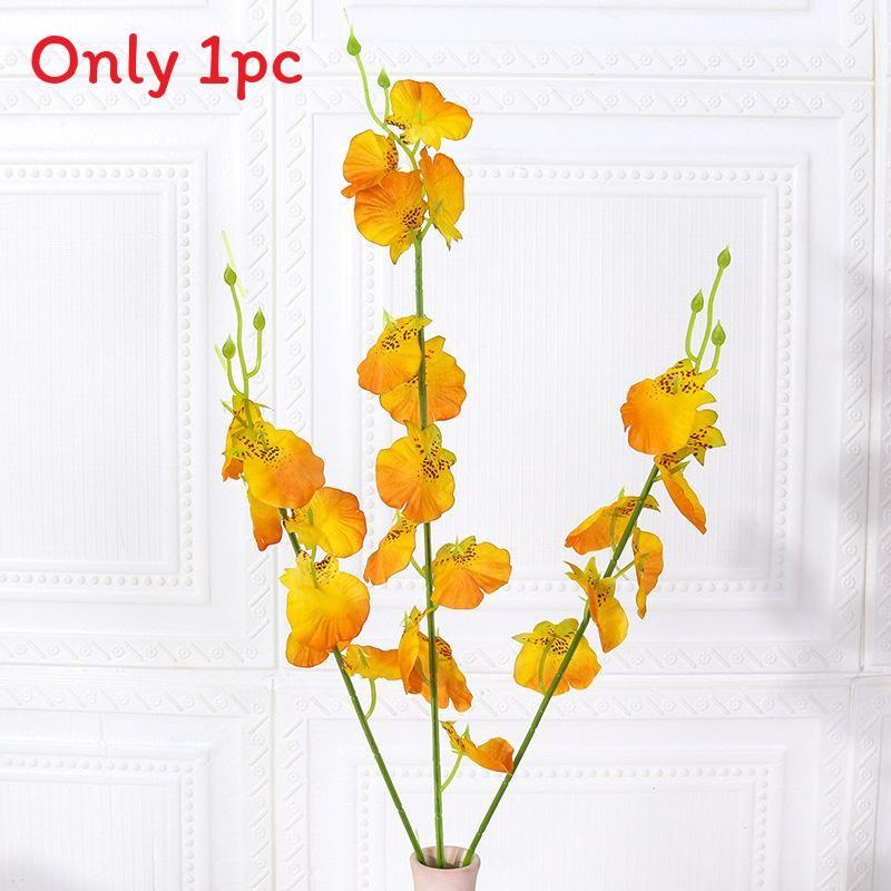 Silk Orchid Dancing Flower Arrangement For Wedding Decor And Home Styling