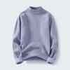 Autumn and Winter New Men's Fashion Trend Simple All-in-one Velvet Plus   Sweater Casual Bottoming Shirt