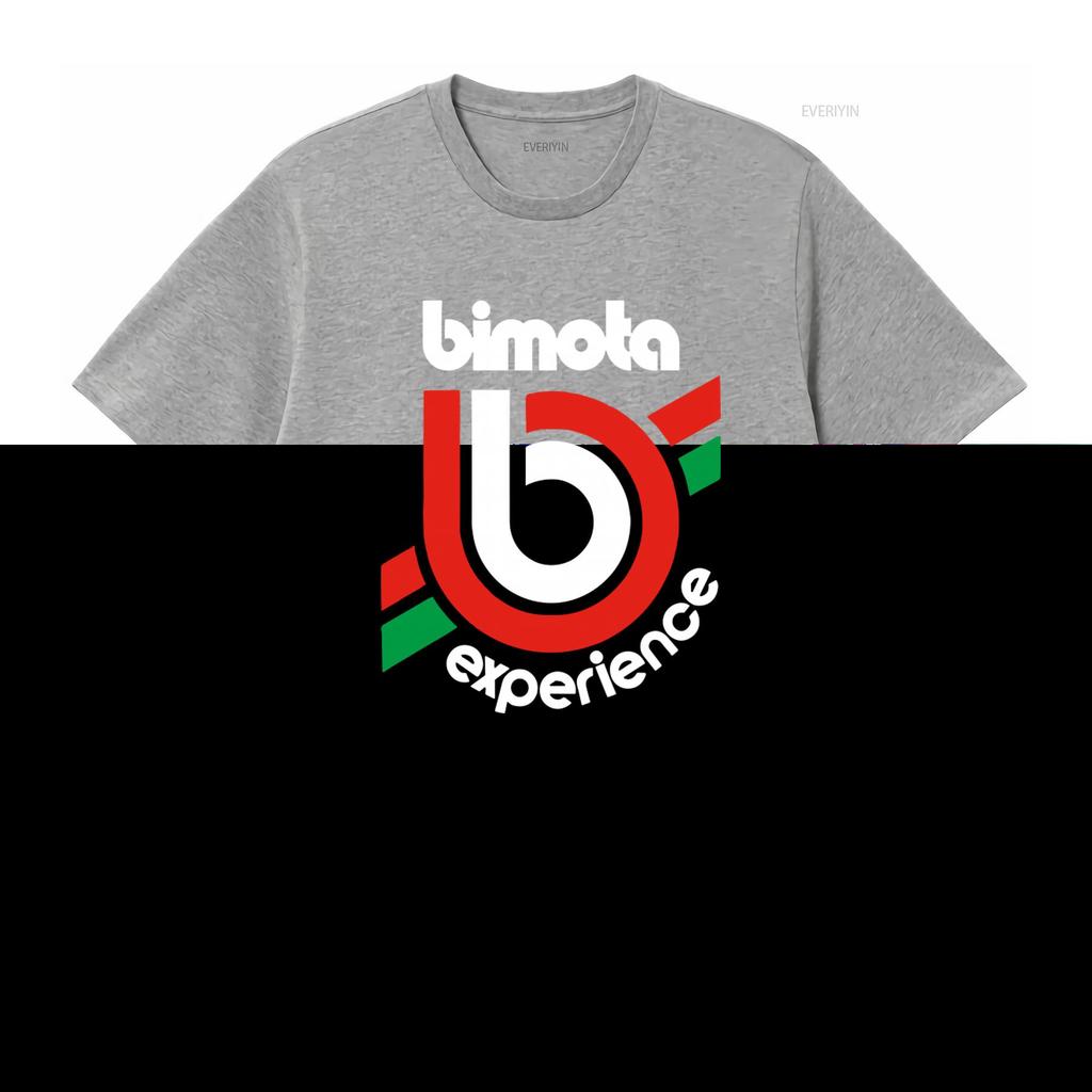 Bimota Experience Italian Motorcycles Logo Mens Black T Shirt S 5XL Vintage Washed Casual Designer Clothes