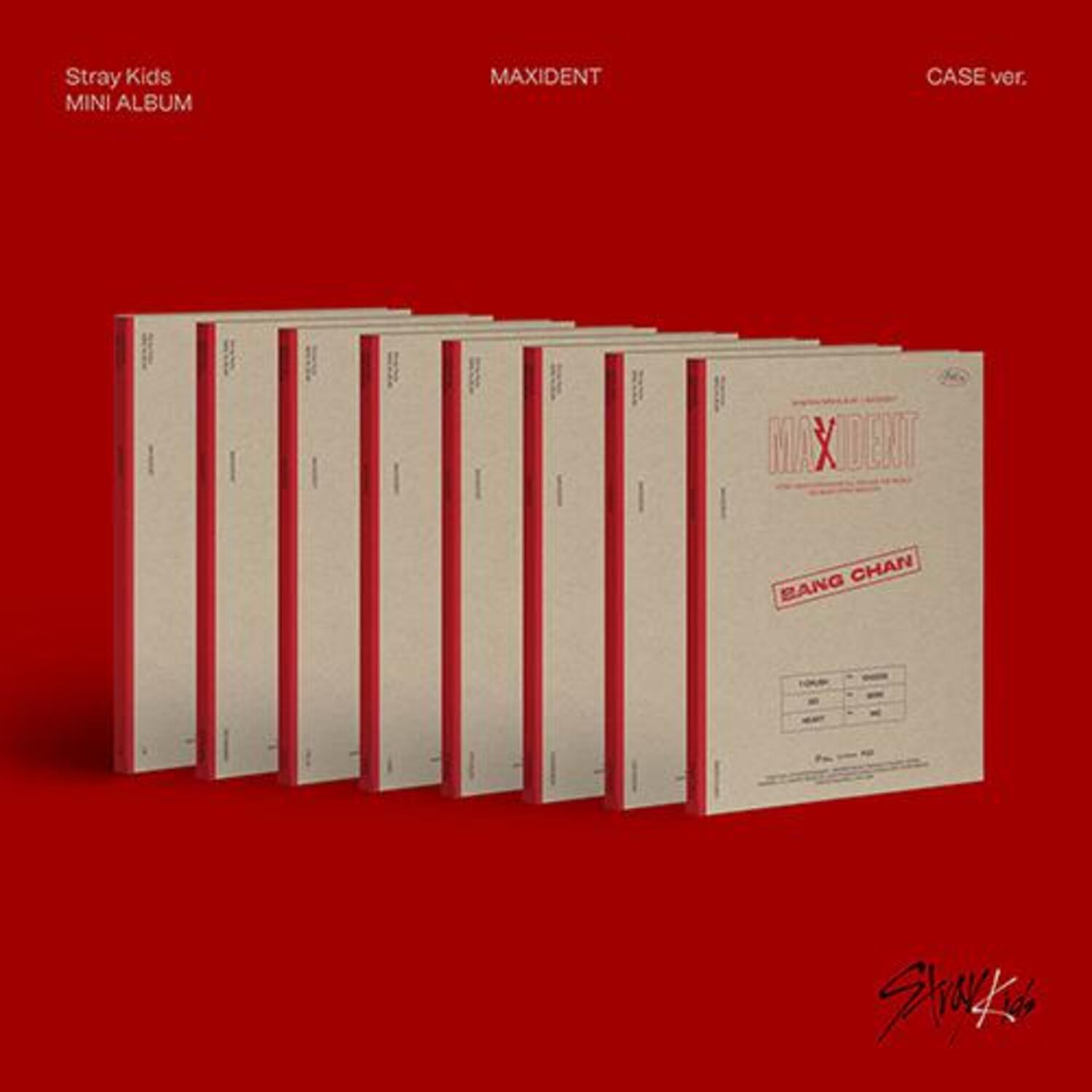 

Stray Kids - 7-й міні-альбом [MAXIDENT] (Версія CASE) 8 VERSION SET
