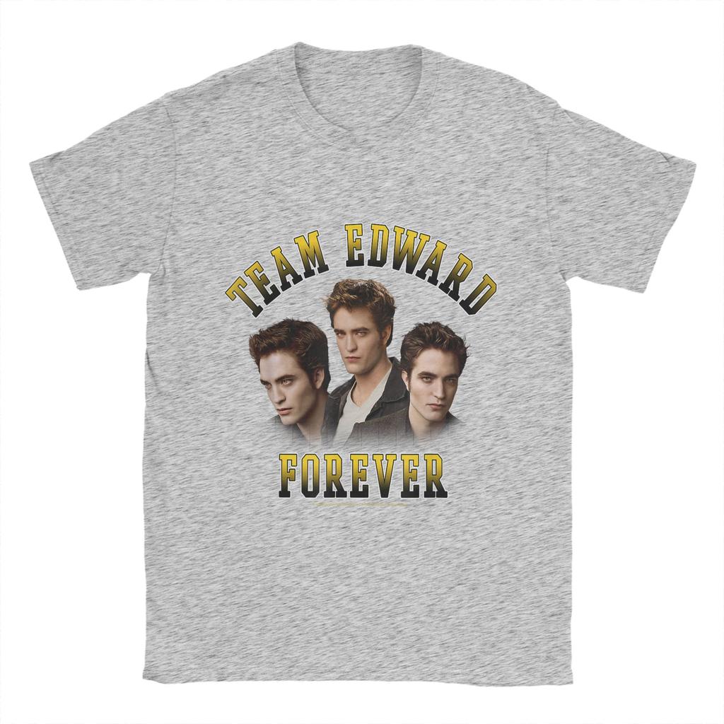 Funny Edward Cullen Pure Cotton T-Shirt For Mens Summer Funny T-Shirts O Neck Leisure Tee Shirt Plus Size Custom Logo Clothes