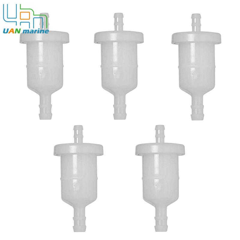5PCS Inline Fuel Filter 16910-ZV4-015 for Honda BF 8 9.9 10 15 20 25 30HP 4 Strock Outboard GC135 GC160 GCV520 16910-ZV4-005