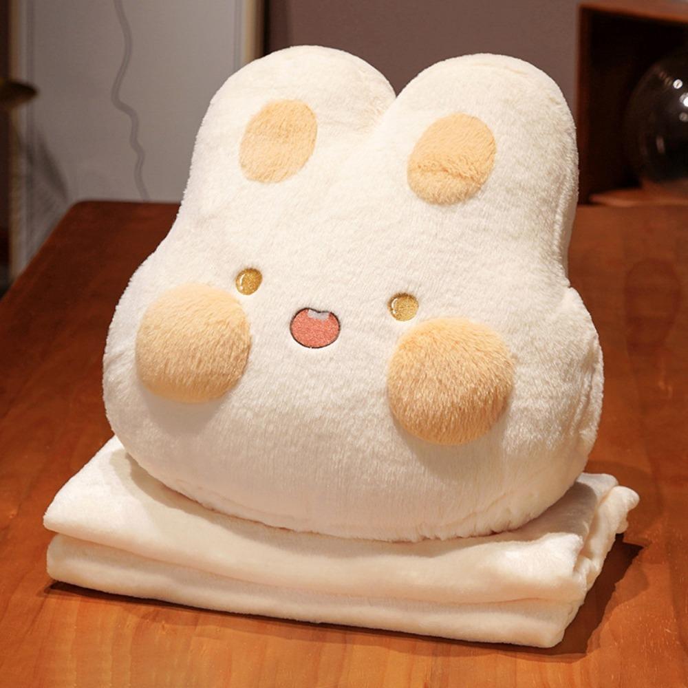Thickened Cartoon Animal Pillow Hand Insertion Type Nap Pillow Throw Pillow Blanket Summer Winter