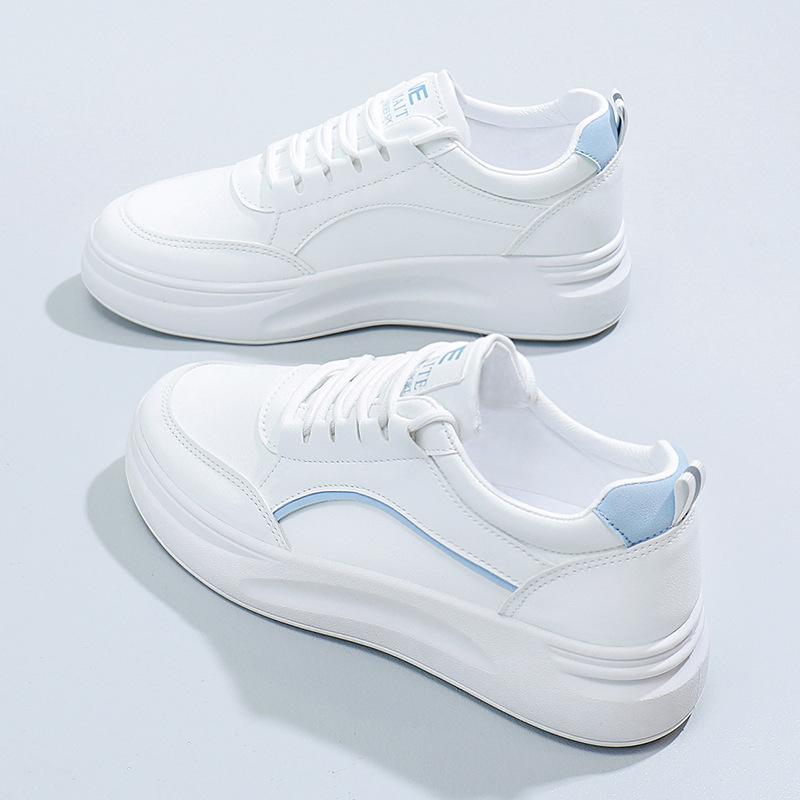 

Белая обувь для женщин Весенний новый стиль Студенческая обувь на толстой подошве Обувь-губка для женщин Повседневная обувь для женщин 40