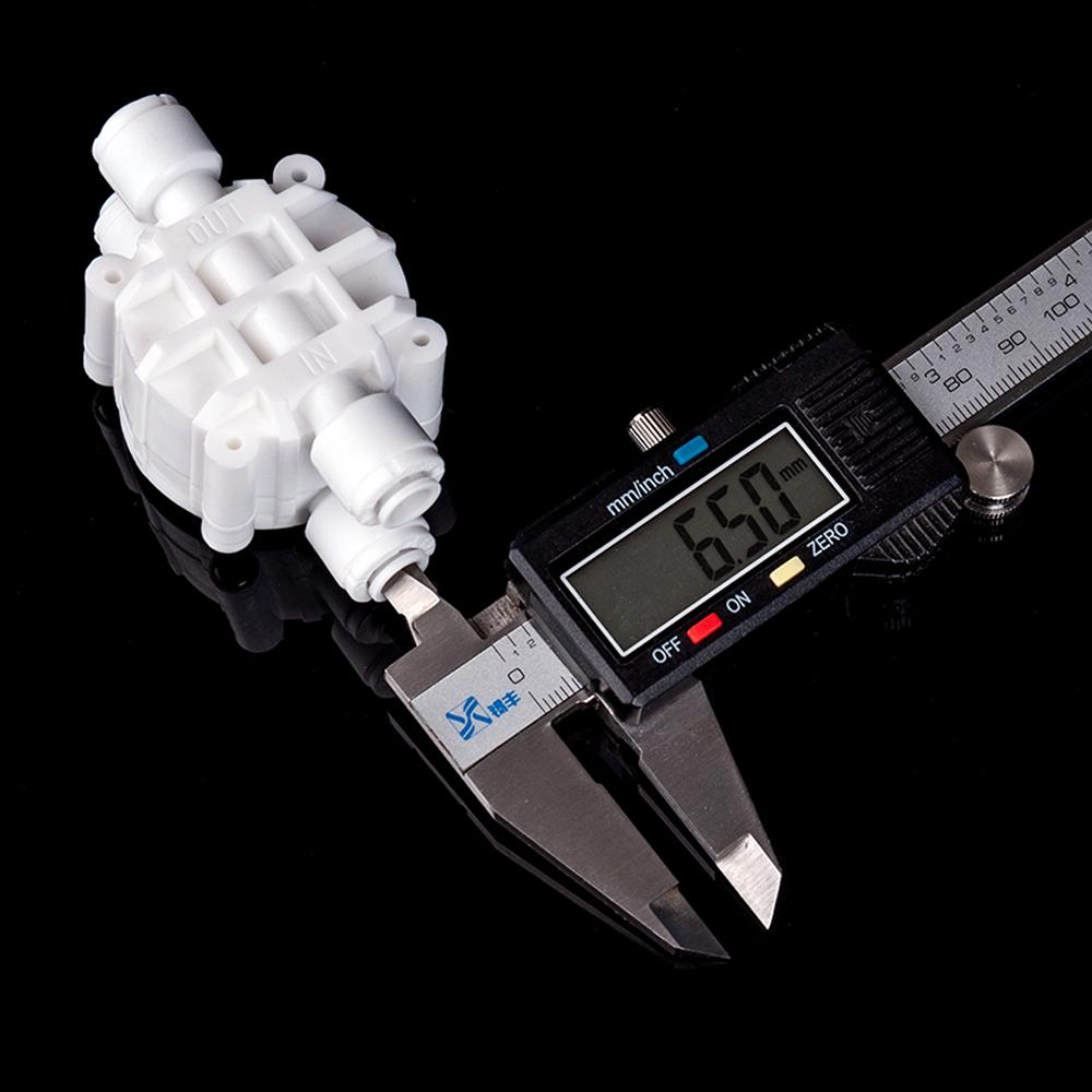 Fit 1/4" OD Tube Auto Shut Off 4 Way Valve Quick Fitting Connection Aquarium RO Water Filter Reverse Osmosis System